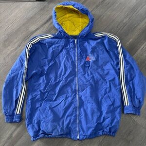King Louie American Airlines Navy Lightweight Zipper Hoodie Jacket L Vintage